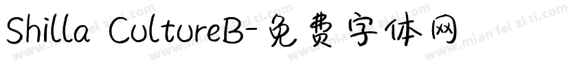 Shilla CultureB字体转换